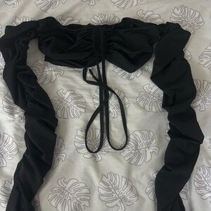 Elegant Black Women's Intimate Top